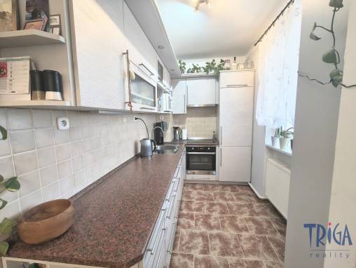 Králova Lhota - Prodej bytu 3+1 s garáží, zastřešeným stáním na auto a zahrádkou foto 1