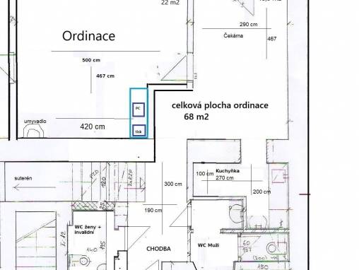 Jaroměř - Josefov: Pronájem prostoru, vhodného pro zdravotnické účely nebo veterinární ambulanci foto 1